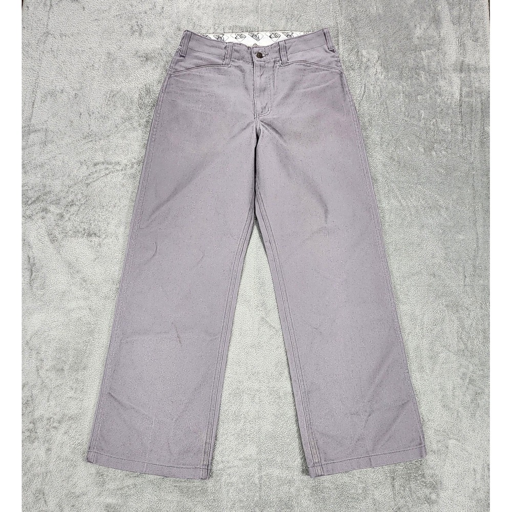 Ben Davis Pants Mens 30x31 Gray Relaxed Fit Canvas Workwear Chino Straight Leg